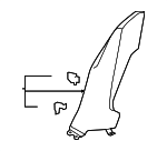 5G6867765E82V - Body: Wheelhouse Trim for Volkswagen: e-Golf, Golf R Image