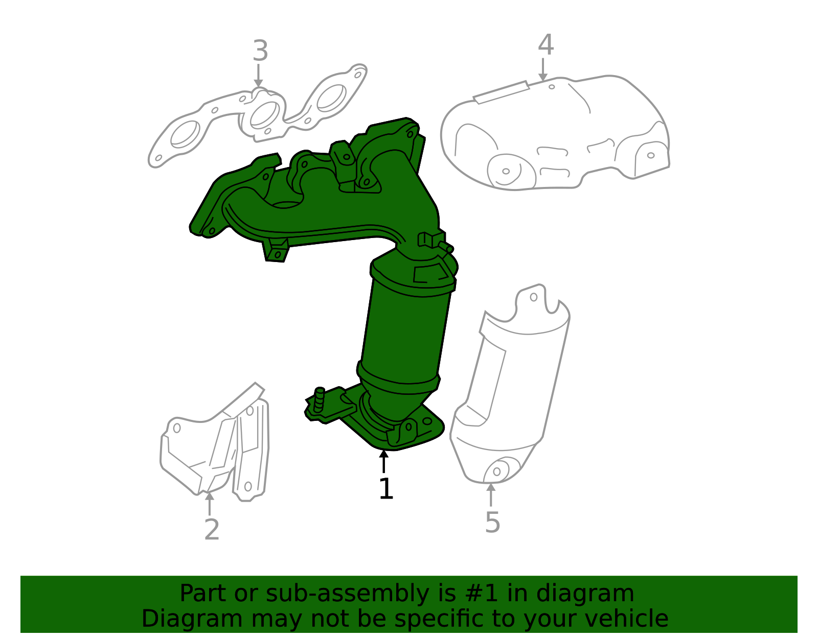 2002-2006 Toyota Camry Exhaust Manifold 17140-20080 | OEM Parts Quick