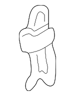 MD620542 - Engine: Air Cleaner Body Clamp for Mitsubishi Image