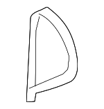 15873219 - : Shale Passenger Side Instrument Panel Side Trim Panel for GM Image