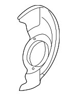 45255SDA000 - : 2003-2007 Honda Accord - Splash Guard Front for Honda: Accord Image