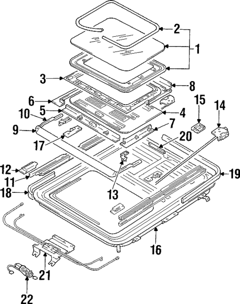 Sunroof for 1998 Hyundai Sonata #0