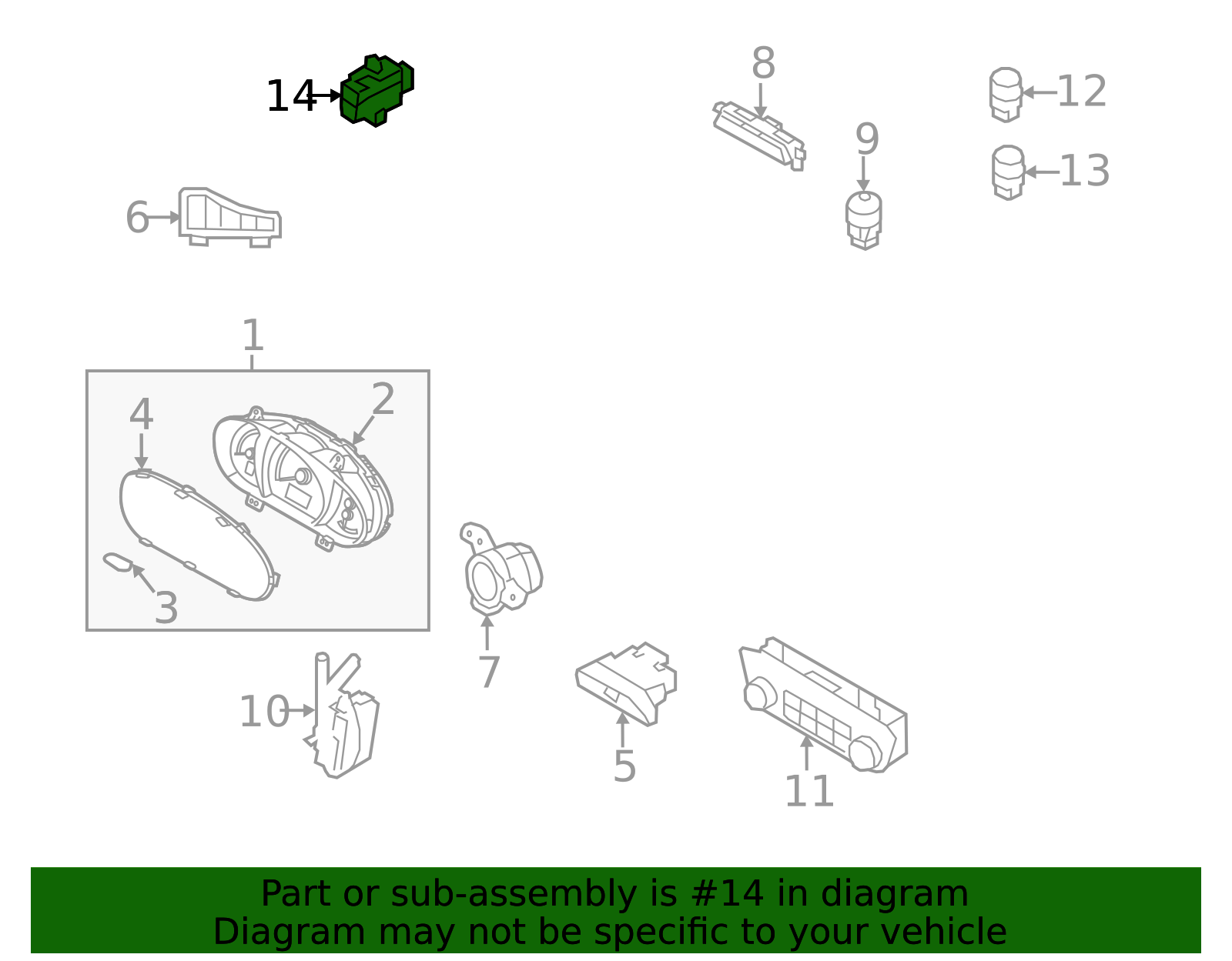 93760-3W000AK5 - Switch 2011-2013 Kia Sportage | Kia.Parts Store