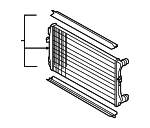 5C0121251L - Cooling System: Radiator for Volkswagen: Beetle, Jetta Image