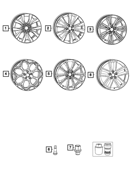Wheels, Tires and Hardware for 2016 Chrysler 300 #0