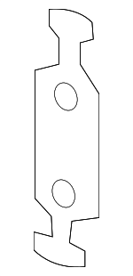 4B0809237B - Body: Nut Plate for Audi: A3, A3 Quattro, A4, A4 Quattro, A5 Quattro, A6, A6 Quattro, A7 Quattro, allroad, Allroad Quattro, Q5, Q7, RS5, RS7, S3, S4, S5, S6, S7, SQ5, TT, TT Quattro Image