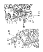 4578331AA - 2.7L Gas; Engine: Heat Shield, Left for Mopar Image