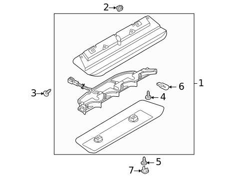 High Mounted Stop Lamp for 2005 Subaru Forester #0