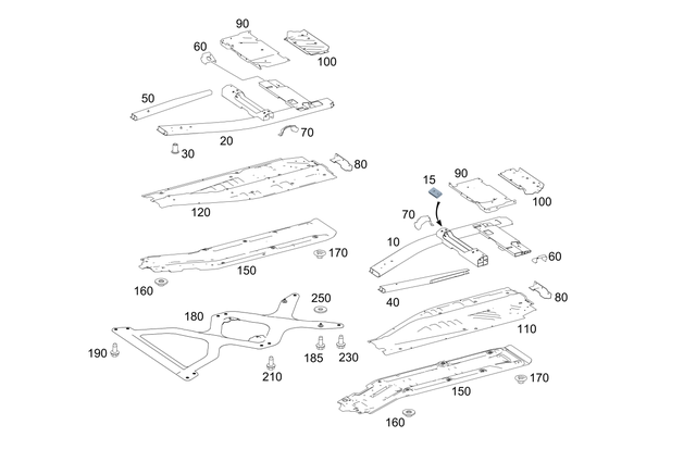 1906412600 - Substructure: Holder for Mercedes-Benz Image image