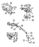 68054818AC - : Steering Column Lock Housing for Mopar Image
