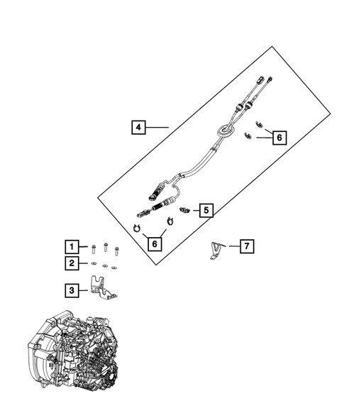 Gearshift Controls and Related Parts for 2014 Jeep Cherokee #1