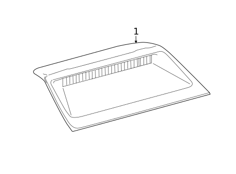High Mounted Stop Lamp for 2020 Toyota Camry #0