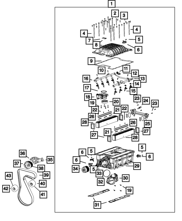 68517453AF - : Supercharger for Mopar Image