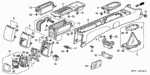 90665S04003 - Interior/Bumper: CLIP, SNAP FITTING for Honda Image