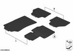 7149166608 - Retrofitting / Conversion / Accessories: Hook&amp;Loop Element with Bayonet Fastener for BMW Image