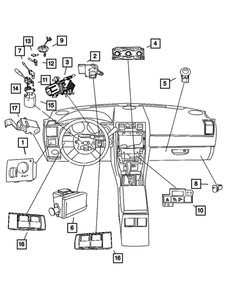 Switches for 2006 Chrysler 300 #0