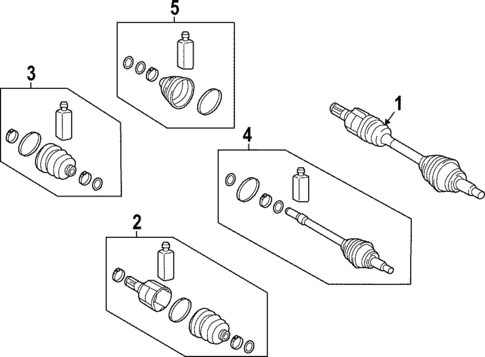 Drive Axles for 2025 Kia EV6 #1