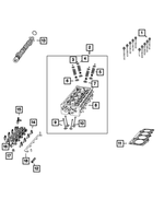 68440264AA - Engine: Cylinder Head Bolt for Mopar Image image
