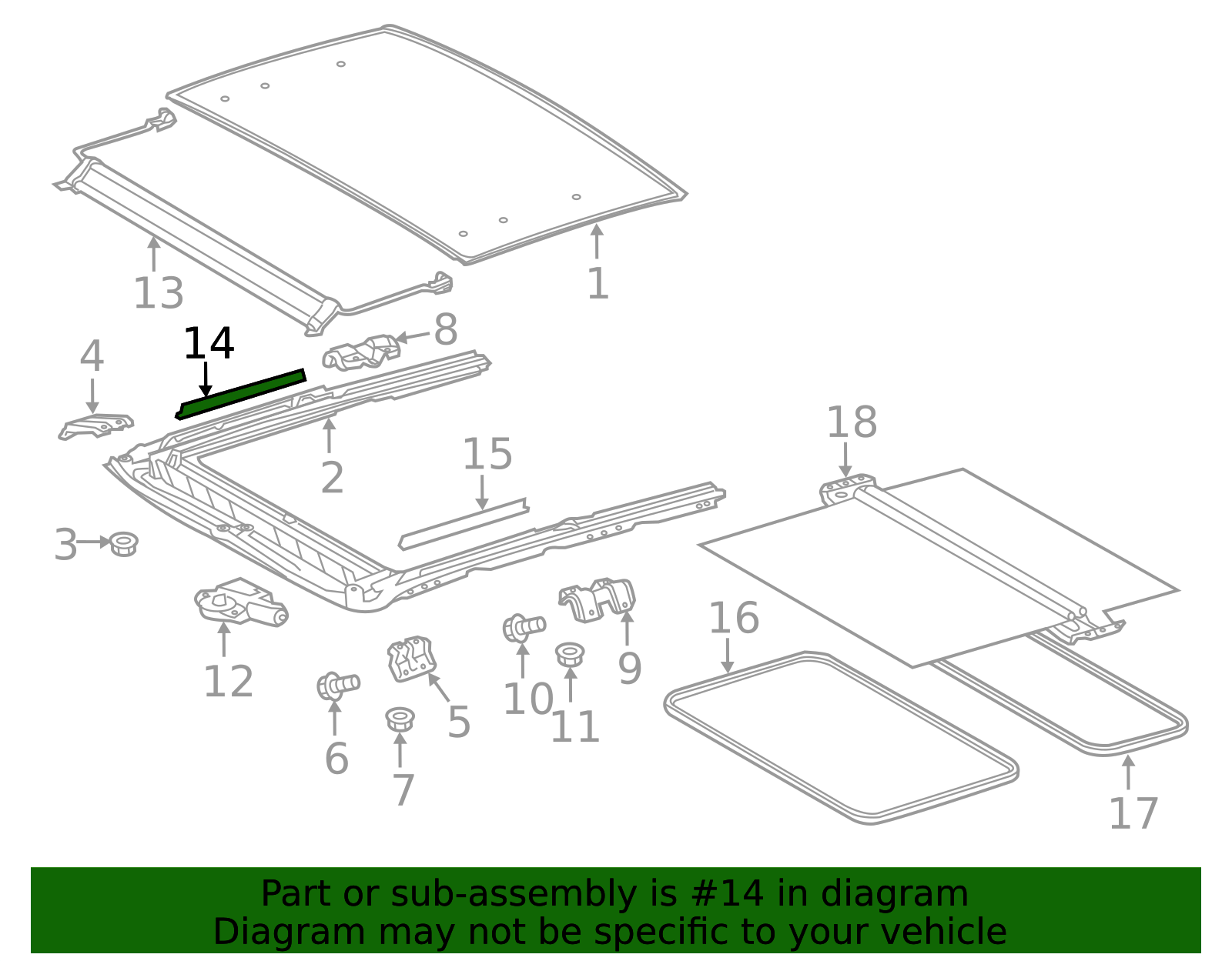 63217 2011-2016 Scion tC Sunroof Opening Trim 63217-21030 | OEM Parts Online