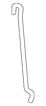 23397297 - Body: Control Rod for Chevrolet: Silverado 1500, Silverado 1500 LTD | GMC: Sierra 1500, Sierra 1500 Limited Image