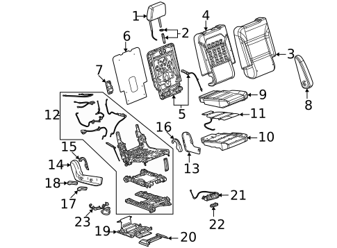 Heated Seats for 2023 Chevrolet Tahoe #3