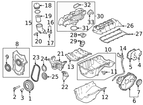 Engine Parts for 2020 Jaguar F-Type #1