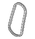 AJ813322 - : Engine Timing Chain for Jaguar: E-Pace, F-Pace, F-Type, XE, XF Image