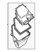 13718744709 - : Air Cleaner Assembly for BMW: X3, X4 Image