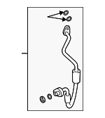 LR038525 - : Outlet Hose for Land Rover: LR2 Image