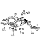 6503193 - Front Suspension: Transmission Oil Cooler Package for Mopar Image