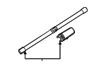 61629478894 - Body: Wiper Blade for BMW Image