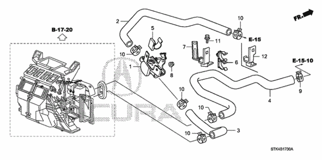Water Valve for 2007 Acura RDX #0