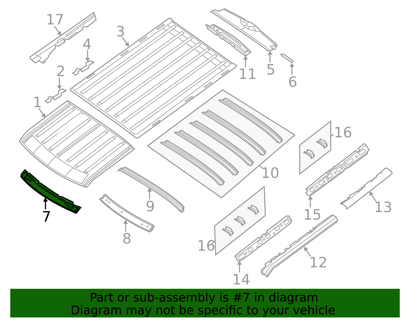 42 Header Code 2012-2021 Nissan Roof Header Panel G3210-1PAMA | OEM Parts Online