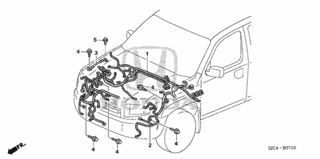 Wire Harness (1) for 2011 Honda Ridgeline #0