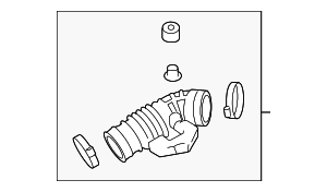16576EY00B - : Rear Duct for Nissan: 370Z Image
