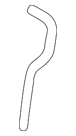 2C6Z8443296AA - Body: Lock Rod for Lincoln: Blackwood Image