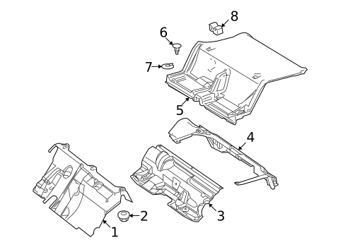 Interior Trim - Rear Body for 2012 Smart Fortwo #0