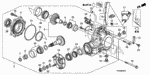 29200RYF000 - : Gear Set, Transfer Hypoid for Acura: MDX, TL Image