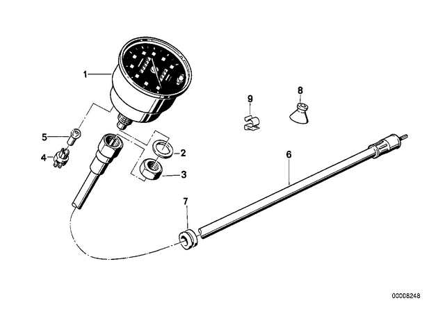7119931691 - Instruments: Washer - 19 for BMW-Motorrad Image