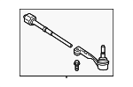 32105A97054 - Steering: Tie Rod Assembly for BMW: 230i, 230i xDrive, 330i, 330i xDrive, 430i, 430i Gran Coupe, 430i xDrive, 430i xDrive Gran Coupe, i4, M2, M440i, M440i xDrive Image