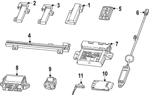 Keyless Entry Components for 2024 Dodge Charger Daytona #0