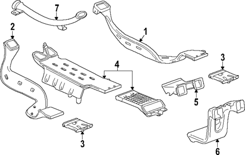 Ducts for 2025 GMC Sierra 2500 HD #3
