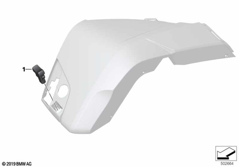 Motorcycle Trim Section, Windshield for 2018 BMW-Motorrad K 1600 B #31