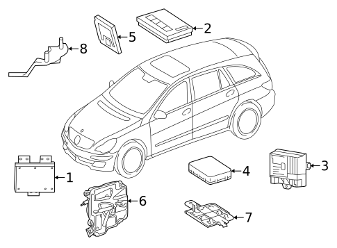 Controls for 2011 Mercedes-Benz R 350 #0