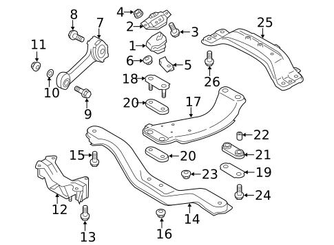 Engine & Trans Mounting for 2021 Subaru WRX STI #0
