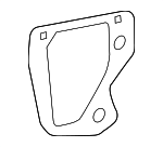 63217391039 - : 2014-2017 BMW - Backup Lamp Assembly Gasket Set for BMW: 535i GT, 535i GT xDrive, 550i GT, 550i GT xDrive Image