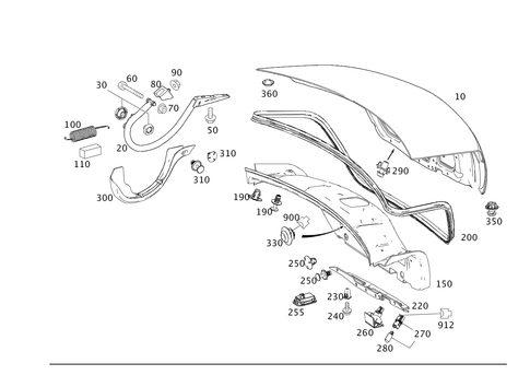 Trunk Lid for 2013 Mercedes-Benz C250 #0