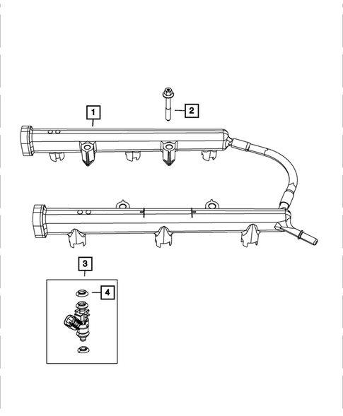 Fuel Rail and Injectors for 2016 Ram 1500 #0