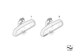 51169192321 - Retrofitting / Conversion / Accessories: Rearview Mirror Ec/Led/Gto/Compass/Rc for BMW Image