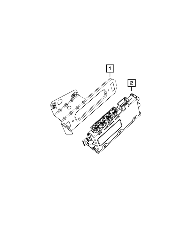 68184654AA - Electrical: Module Bracket for Mopar Image image